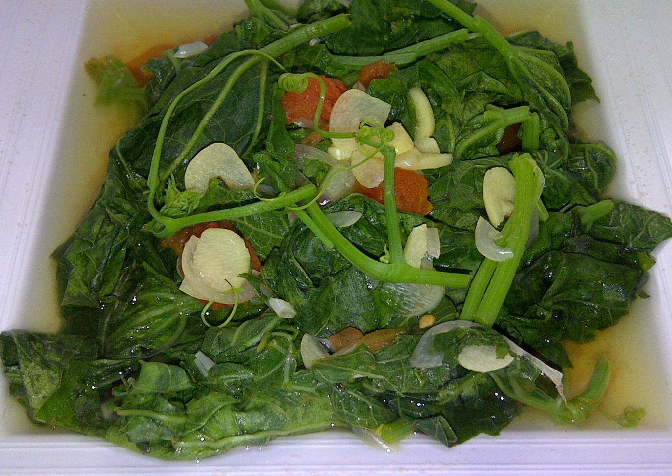 TUMIS DAUN LABU (untuk diet hepatitis)