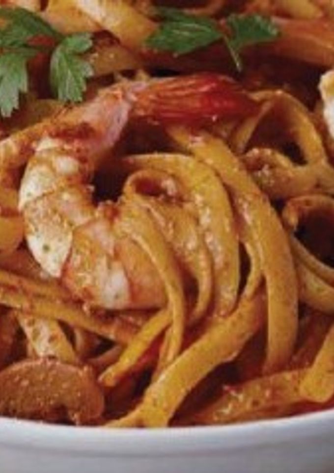 Foto resep Spaghetti Saus Udang Pedas