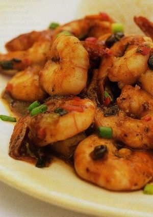 Foto resep Udang Masak Tauco Pedas