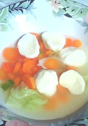 Foto resep sop baso ikan
