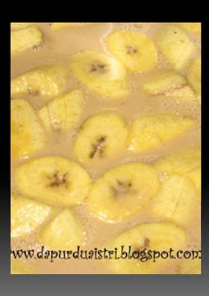 Foto resep kolak pisang