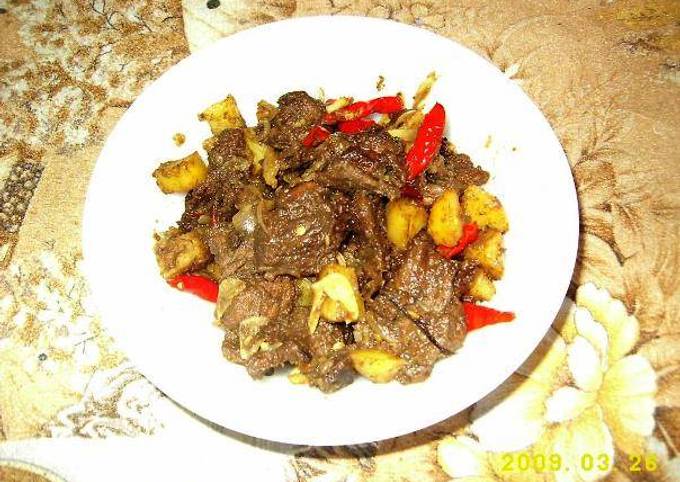 Resep gampang memasak Dendeng Basah Ala Mama dijamin lezat