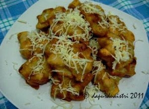 Foto resep pisang goreng dadu
