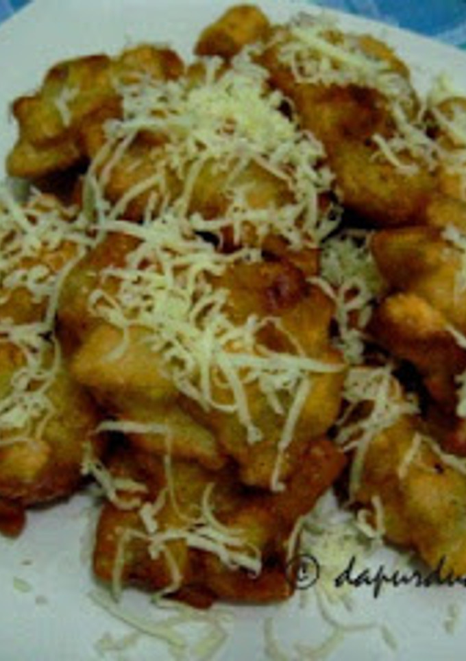 Foto resep pisang goreng dadu
