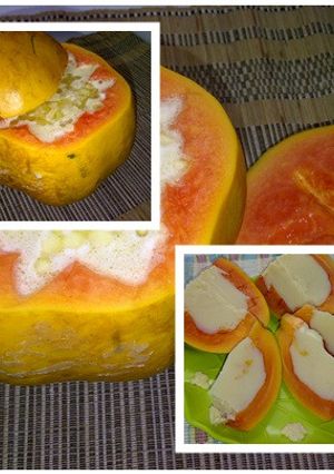 Foto resep PUDING DALAM PEPAYA