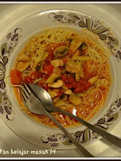 Foto resep Capellini Saus Jamur