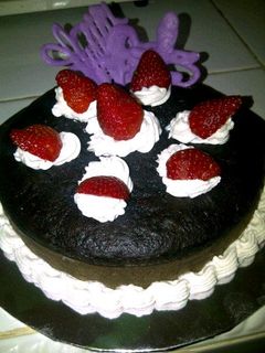 Foto resep chocolate birthday cake