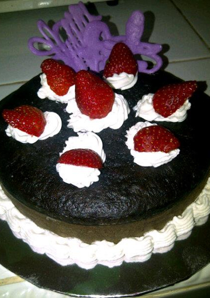 Foto resep chocolate birthday cake