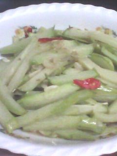 Foto resep tumis labu siam