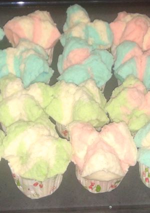 Foto resep Bolu kukus merekah pelangi