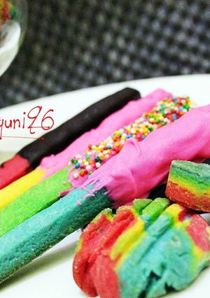 Foto resep Rainbow Biscuit Stick