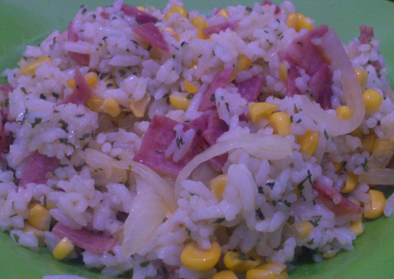 Corn Bacon Rice