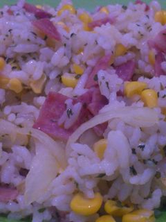 Foto resep Corn Bacon Rice