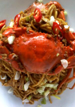 Foto resep Mie Kepiting