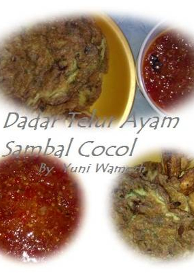 Foto resep Dadar Telur Ayam Sambal Cocol