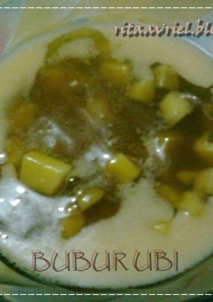 Foto resep BUBUR UBI