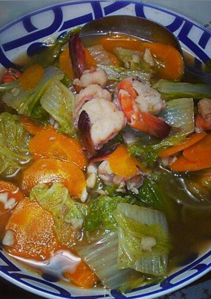 Foto resep Ca Sawi Udang
