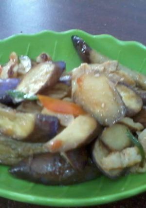 Foto resep terong vs ikan asin jambal
