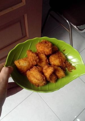 Foto resep nuget ayam pemalas :D