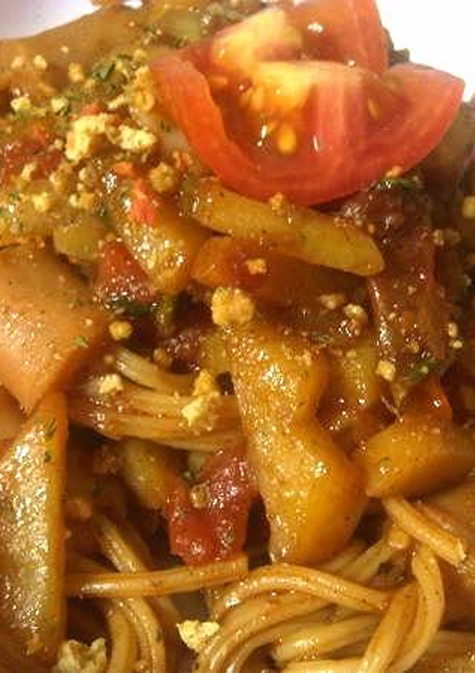 Foto resep Pasta Gurita Potatoes Sauce