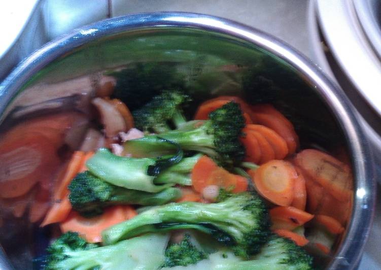 Resep Capcay Kukus, Enak Banget
