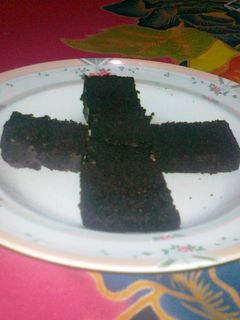 Foto resep brownies kukus ketan hitam