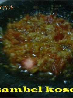 Foto resep SAMBEL KOSEK