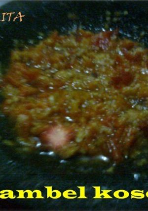 Foto resep SAMBEL KOSEK
