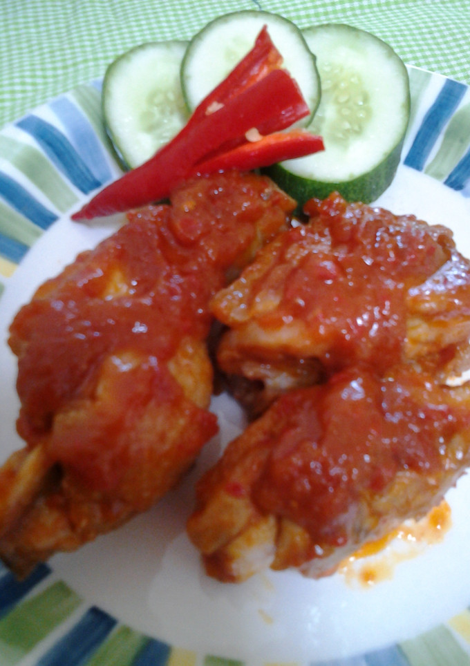 Foto resep Ayam Bumbu Rujak