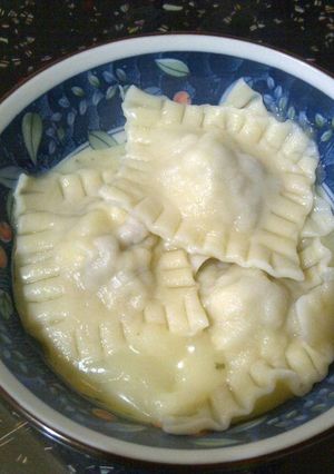 Foto resep Raviolli Feta cheese and Meat