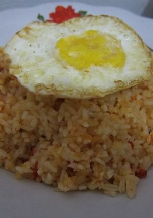 Foto resep Nasi Goreng Sederhana Merah Pedas
