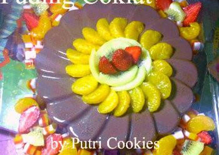Cara Membuat Puding Coklat Buah Anti Gagal
