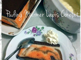 Puding Marmer Lapis Cokelat