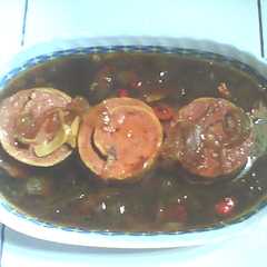 A picture of Rolade Sapi Bumbu Kecap.