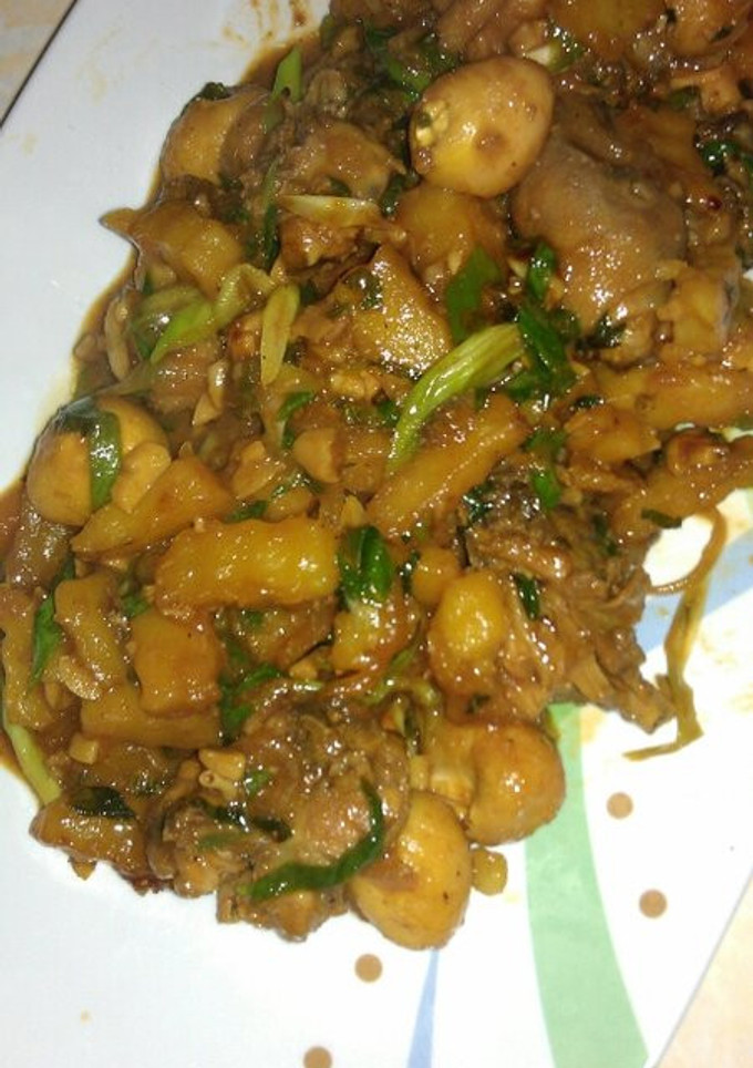 Foto resep ayam saos tempur