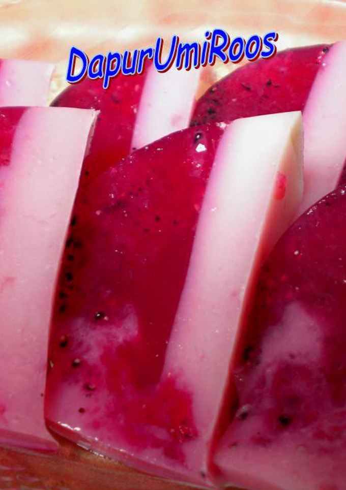 Foto resep Puding Buah Naga