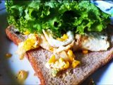 Low Carb Egg Sandwich