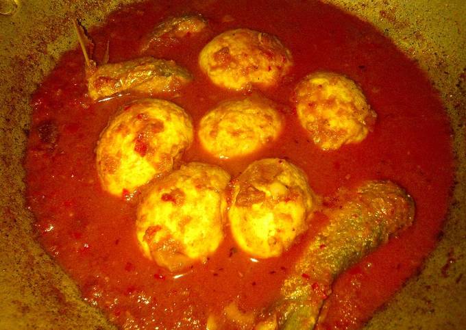 Resep: Telur dan Ikan Bandeng Bumbu Bali Ekonomis