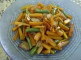 Tumis Wortel dan Kacang Panjang