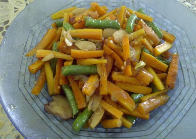 Resep Tumis Wortel dan Kacang Panjang oleh Dwi Himawanti - Cookpad