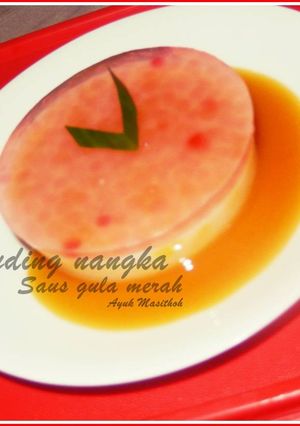 Foto resep Puding nangka saus gula merah