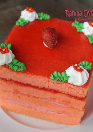 Foto resep Mini Strawberry Cake