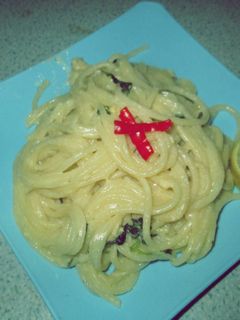 Foto resep Spaghetti Saus Putih