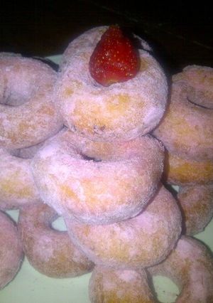 Foto resep Donat pinky strawberry