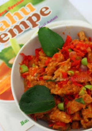 Foto resep balado tempe jeruk purut