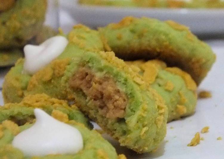  Resep  Cornflake Pandan  Thumbprint Cookies oleh Ewi Nerni 