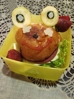 Foto resep Bento Keropi Burger