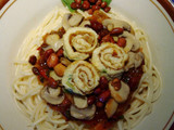 spaghetti kacang kancing