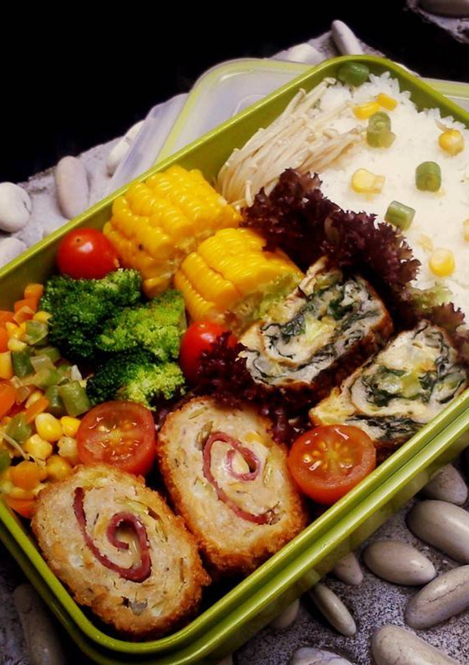Foto resep Rainbow Bento