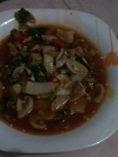 Foto resep Sawi yang Menjamur
